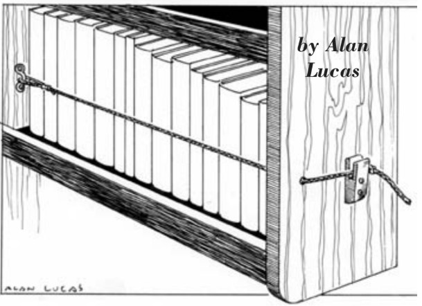 illustration of bookcase