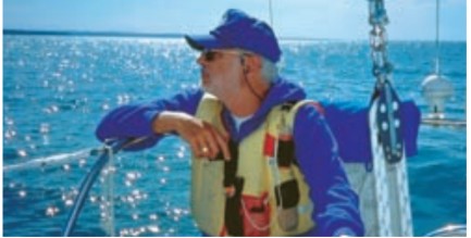 Jerry Powlas sailing