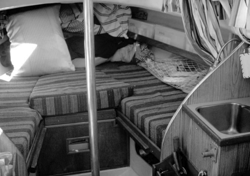 Inside the Commander is spare but adequate.