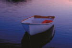 Picture of a dinghy on a lake
