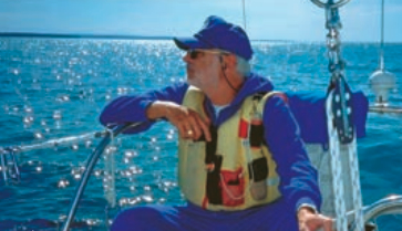 Picture of a man sailing