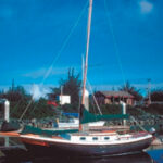 Scallywag, a 1973 MacGregor Venture Newport after her refit.
