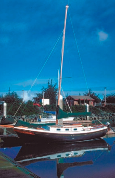 Scallywag, a 1973 MacGregor Venture Newport after her refit.