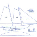 Drawing of a corsair plan