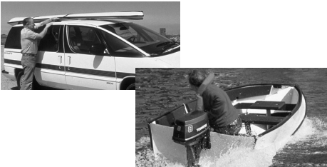 The Porta-Bote makes it easy to stow and go.