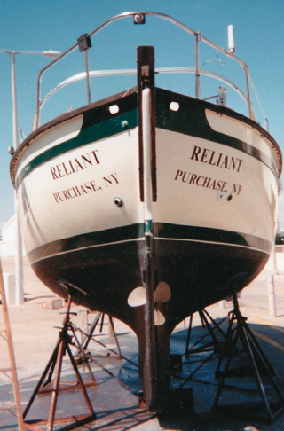 Don Sannes, of Austin, Texas, sails Reliant, a 1980 SC31, on the Texas coast off Corpus Christi.