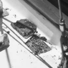 Stanchion repair steps