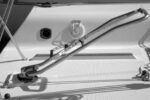 Call them old-fashioned if you will, today’s tillers have taken on a decidedly lightweight and modern look. This one is a New Zealand Lightweight Flyer, a super light tubular tiller with a hiking stick.