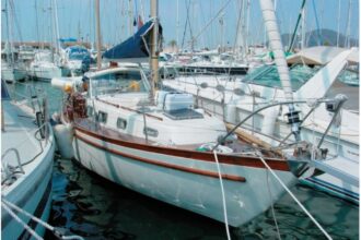 Roberto’s 1971 Nicholson 38, Lady Anwyn, is his idea of a good old boat. But the concept of what is “the right boat” varies with the sailor.