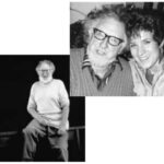 The indefatigable, incorrigible Reese Palley at home in any boatyard and with Marilyn, above.