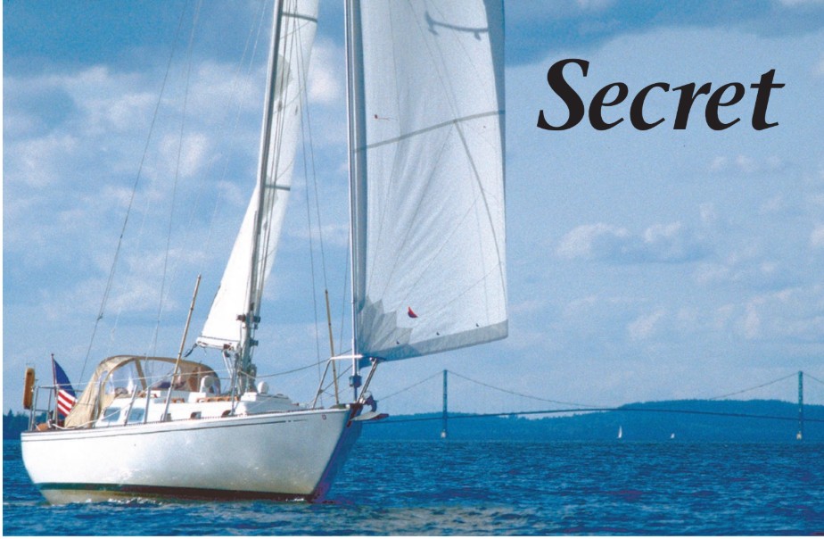 Secret Water, Art Hall’s Alllied Seabreeze is as pretty when sailing in Eggemoggin Reach.