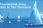 Owl leads the pack of Thunderbirds in the International Thunderbird Northwest Regional Championship races in Port Townsend, Wash., June 17 and 18. Owl won the same event in 1969.