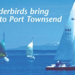 Owl leads the pack of Thunderbirds in the International Thunderbird Northwest Regional Championship races in Port Townsend, Wash., June 17 and 18. Owl won the same event in 1969.