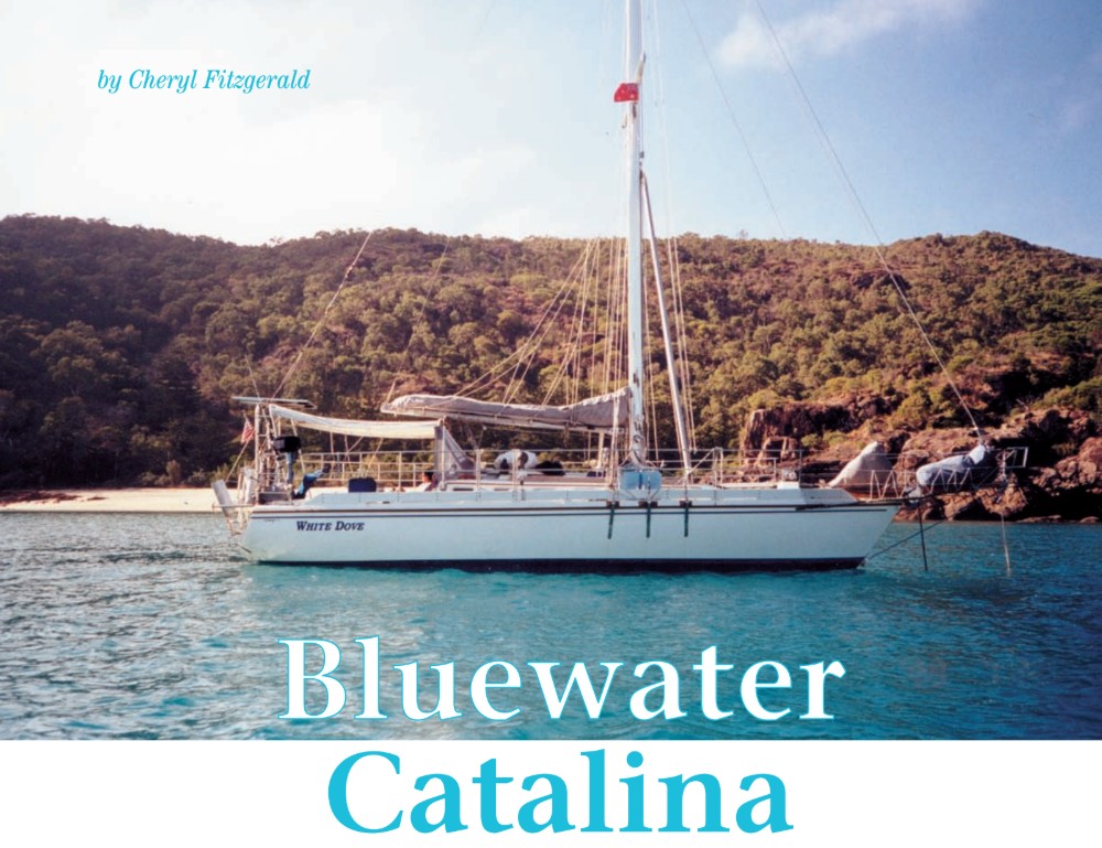Cheryl and Jerry Fitzgerald’s Catalina 36, White Dove.
