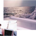 Could Ruth Brady’s smile, at left, be any bigger on a larger boat? Could the view from the cockpit be any more glorious?