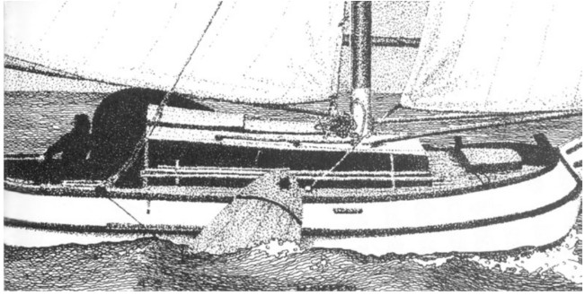 Another similar Dutch sailboat.