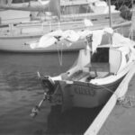 Craig’s former West Wight Potter 15, Piety, sits at the dock awaiting the next adventure.