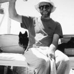 It’s not always freezing in Canada. Stefan enjoys a summer day aboard a neighbor’s boat.
