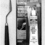 Picture of windshield adhesive