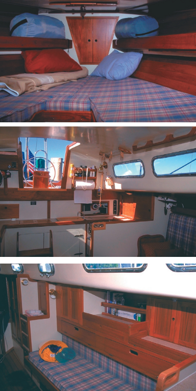 Pictures of a boat interior