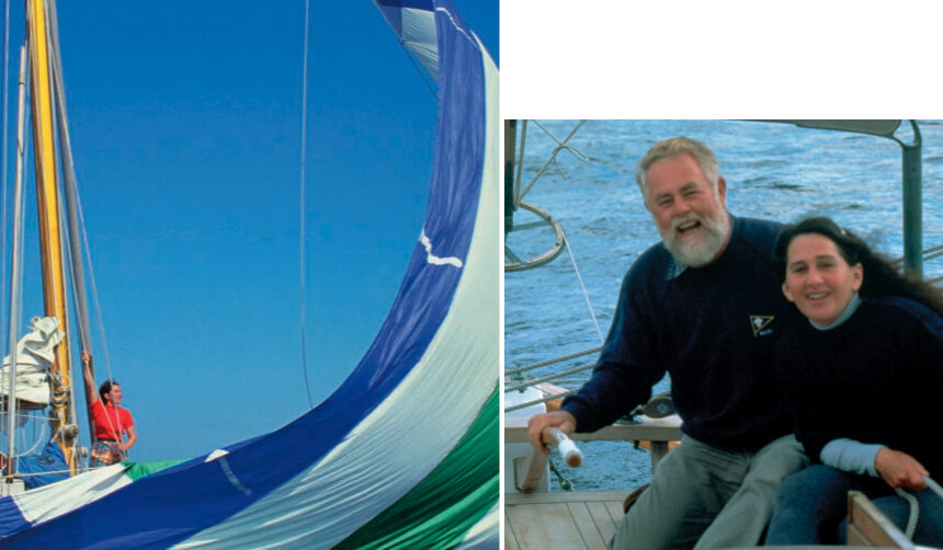 Lin and Larry Pardey have cruised together since Oct. 31, 1968, when they took their marriage vows and launched their boat. That first boat, Seraffyn, was a wooden homebuilt Lyle Hess-designed gaff cutter.