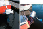 Pictures of an outboard engine