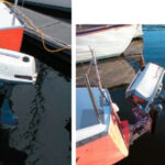 Pictures of an outboard engine