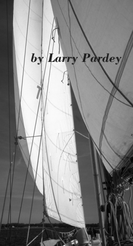 The staysail is sheeted inside the forward lower shroud.