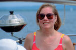 Picture of a woman on a boat