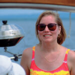 Picture of a woman on a boat