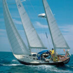 Some older boats — Hinckleys such as the one shown here and many others — are well worth an investment of time and money. The quality of original construction, service history, and maintenance are factors in determining which boats are good investments.