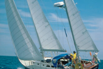 Some older boats — Hinckleys such as the one shown here and many others — are well worth an investment of time and money. The quality of original construction, service history, and maintenance are factors in determining which boats are good investments.