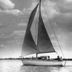 The New Horizons cruising sloop was designed by Sparkman & Stephens in 1957. Ray was miffed at the designers for creating a similar boat for Douglas & McLeod three years later, the Tartan 27.