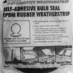 Weather Strip as a hood gasket