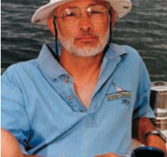 Picture of a man on a boat
