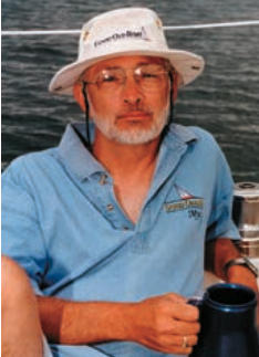 Picture of a man on a boat