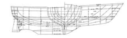 The Oceanic 43 is a full-keel auxiliary with a wineglass midship section and a “Brewer bite.”
