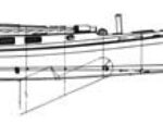 Mystic sharpies are double-ended cruisers featuring the typically flat rocker and drop rudder of flat-bottom sharpies.