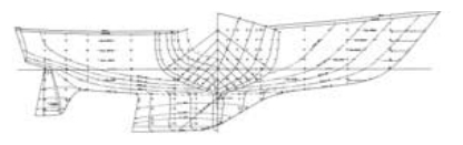 Black Velvet II is a 1970s-era fin-keel auxiliary which shows a fairly tight tuck.