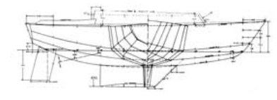 The Murray 33 is a multichine-hull which closely resembles a round-bilge hull in general characteristics.