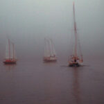 Picture of boats in the fog