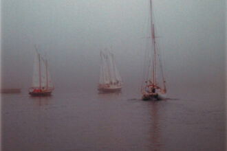 Picture of boats in the fog