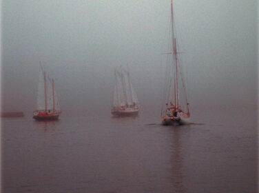 Picture of boats in the fog