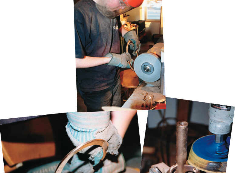 Polishing is an important part of the process.