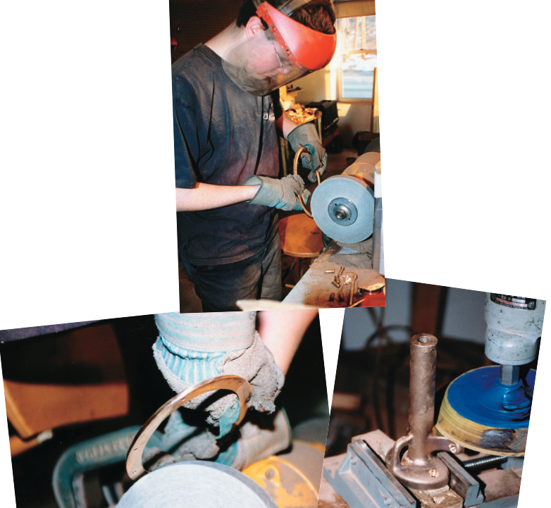 Polishing is an important part of the process.