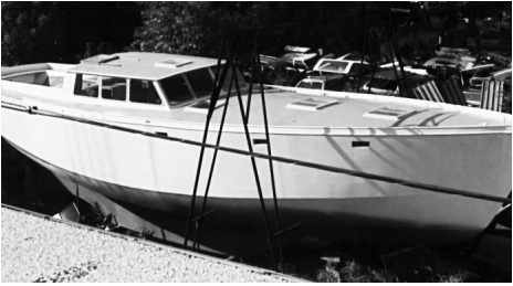 Brewer’s Alaska 43 is an example of a double-chine steel hull.