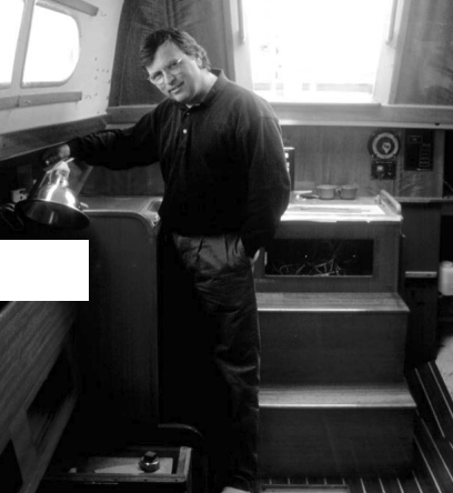 Greg Jones is the driving force behind Classic Yachts of Door County. Here he shows off the improvements he’s making to the Apache 37 sailboat, Tomahawk.