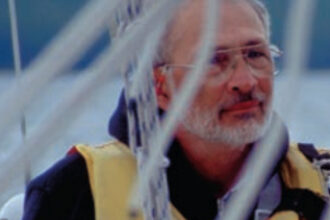 Picture of a man on a boat