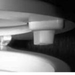 Pictures of a newly re-screwed toilet seat