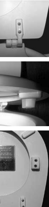 Pictures of a newly re-screwed toilet seat